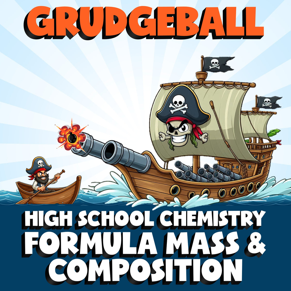 Formula Mass & Composition GRUDGEBALL Science Game - No Prep Chemistry Review