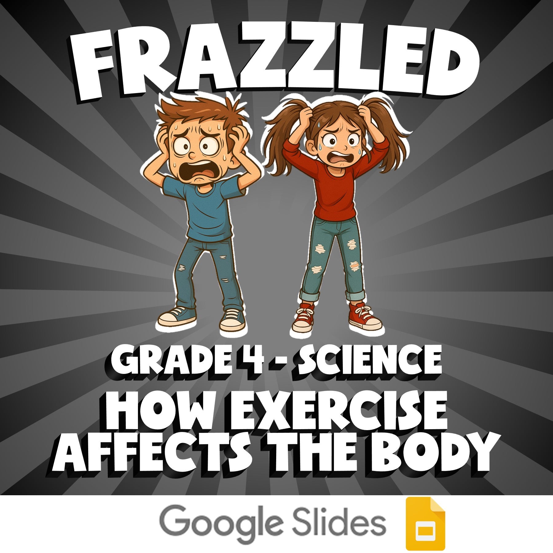 How Exercise Affects the Body FRAZZLED Science Game - No Prep Grade 4 Review