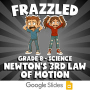 Newton’s 3rd Law of Motion FRAZZLED Science Game - No Prep Grade 8 Review