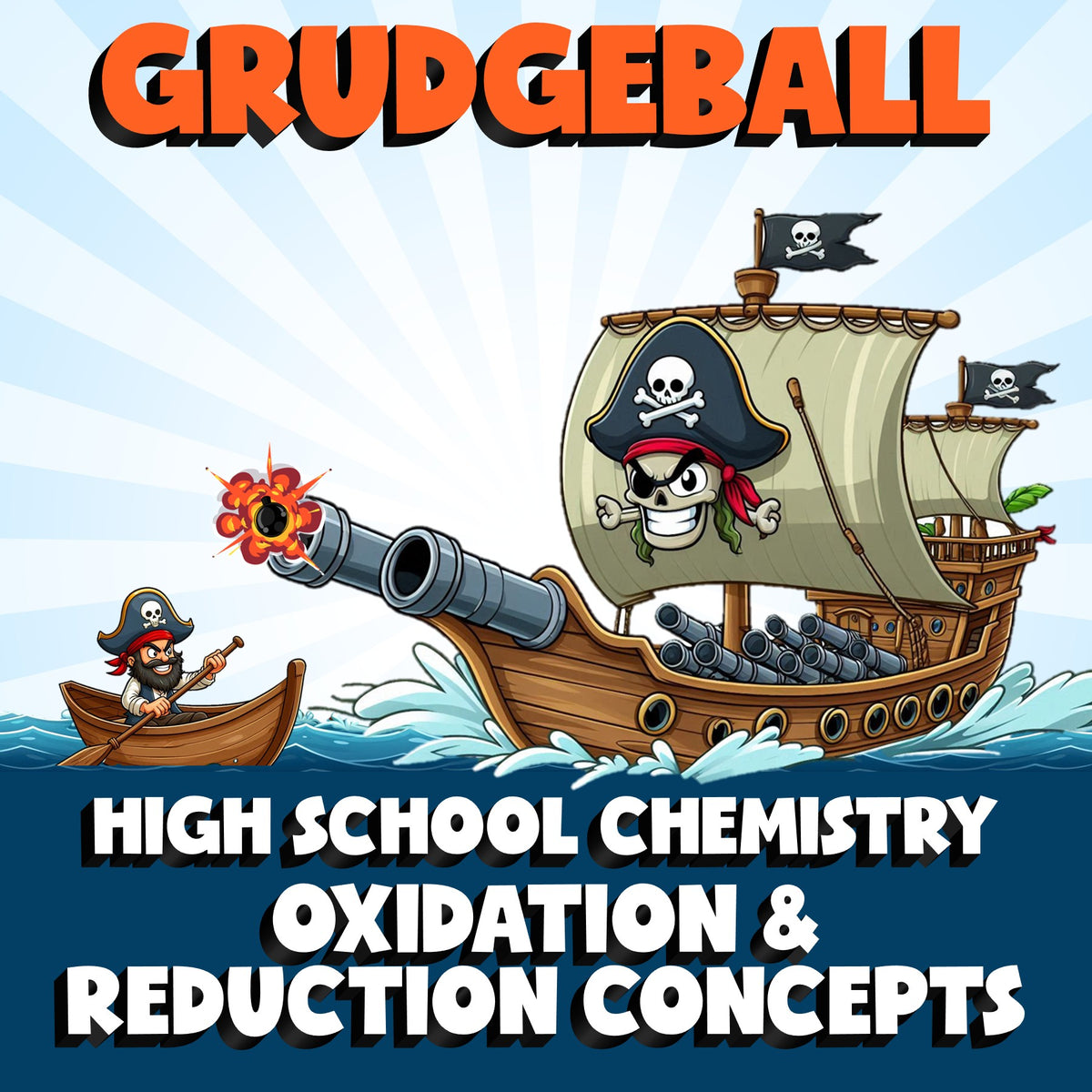 Oxidation & Reduction Concepts GRUDGEBALL Science Game - No Prep Chemistry