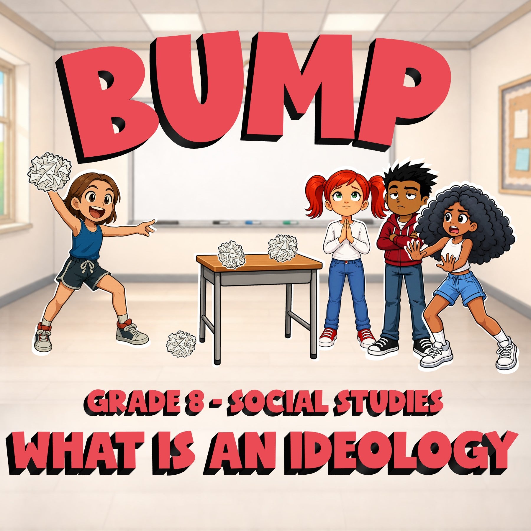 What Is an Ideology BUMP Socials Game - No Prep Grade 8 Review Activity