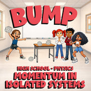 Momentum in Isolated Systems BUMP Science Game - No Prep Physics Review Activity
