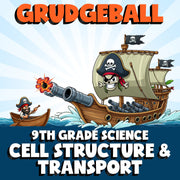 Cell Structure & Transport GRUDGEBALL Science Game - No Prep Grade 9 Review