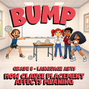How Clause Placement Affects Meaning BUMP ELA Game - No Prep Grade 8 Review