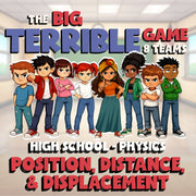 Position, Distance, & Displacement BIG TERRIBLE GAME - Physics Science Review