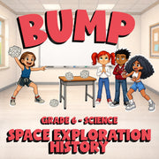 Space Exploration History BUMP Science Game - No Prep Grade 6 Review Activity