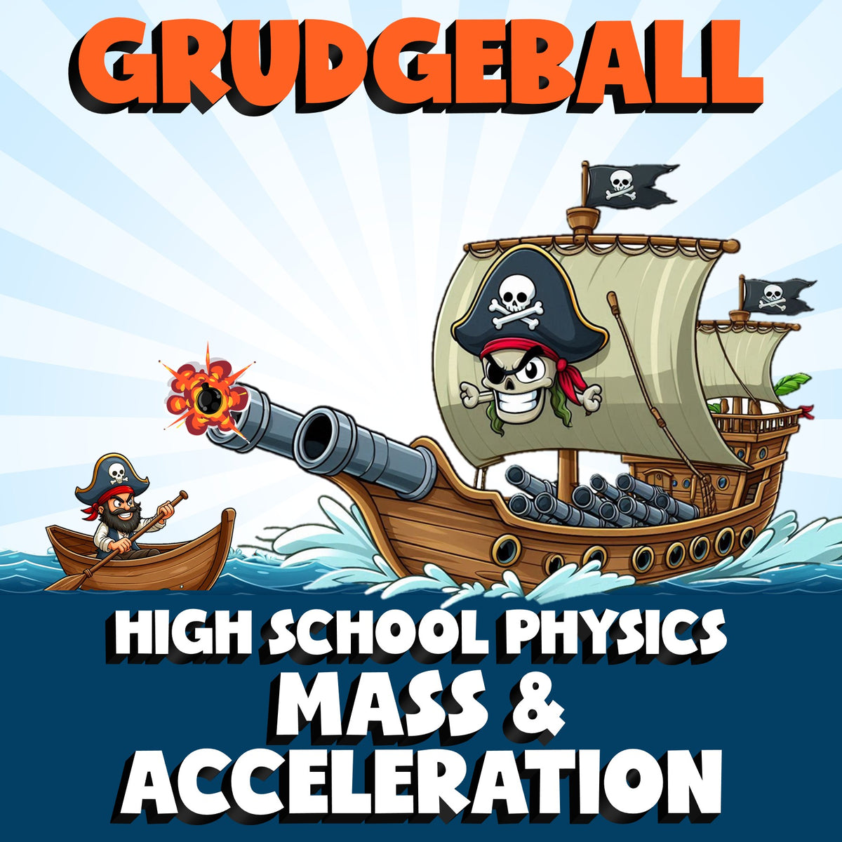 Mass & Acceleration GRUDGEBALL Science Game - No Prep Physics Review Activity