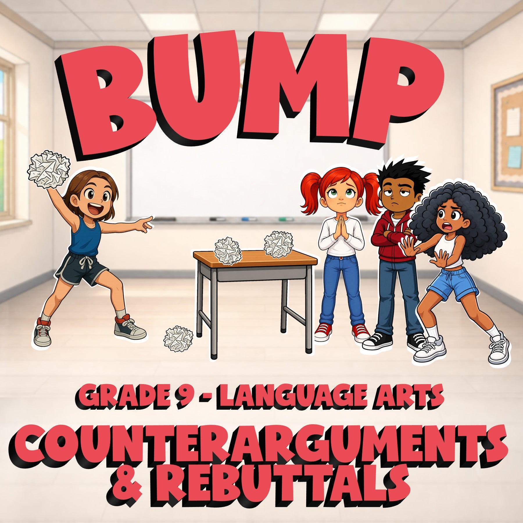 Counterarguments & Rebuttals BUMP ELA Game - No Prep Grade 9 Review Activity