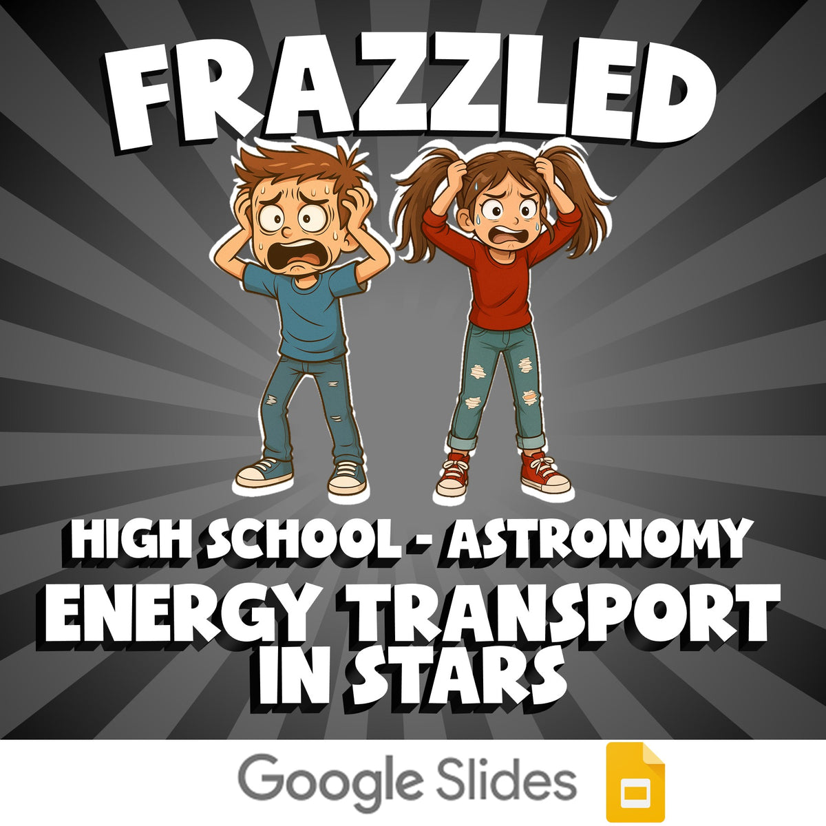 Energy Transport in Stars FRAZZLED Science Game - No Prep Astronomy Review