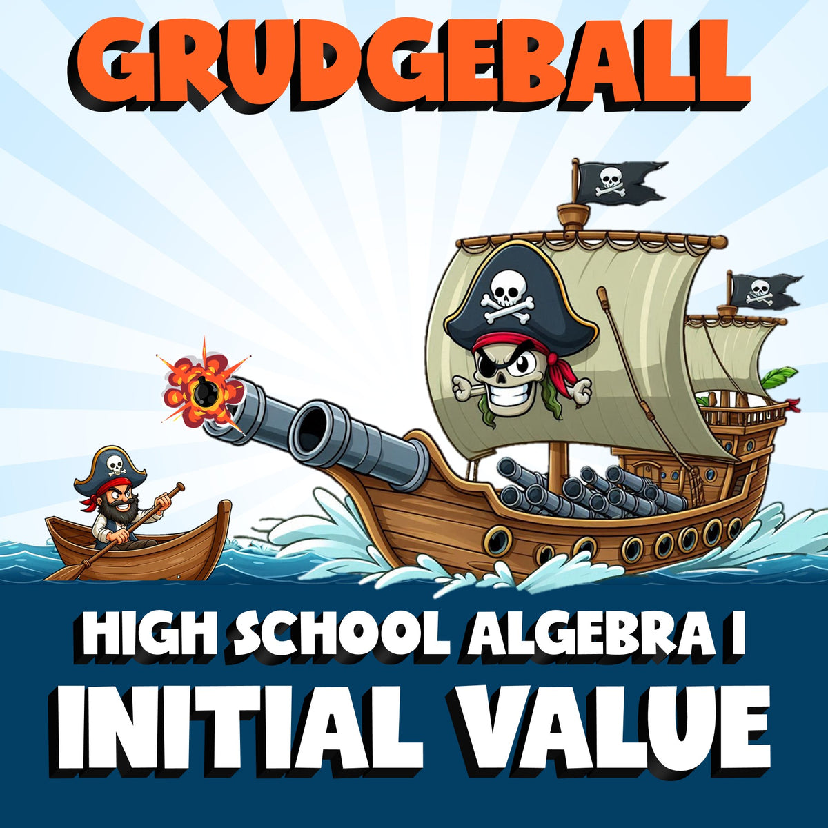 Initial Value GRUDGEBALL Math Game - No Prep Algebra 1 Review Activity