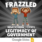 Legitimacy of Government FRAZZLED Civics Game - No Prep Review Activity