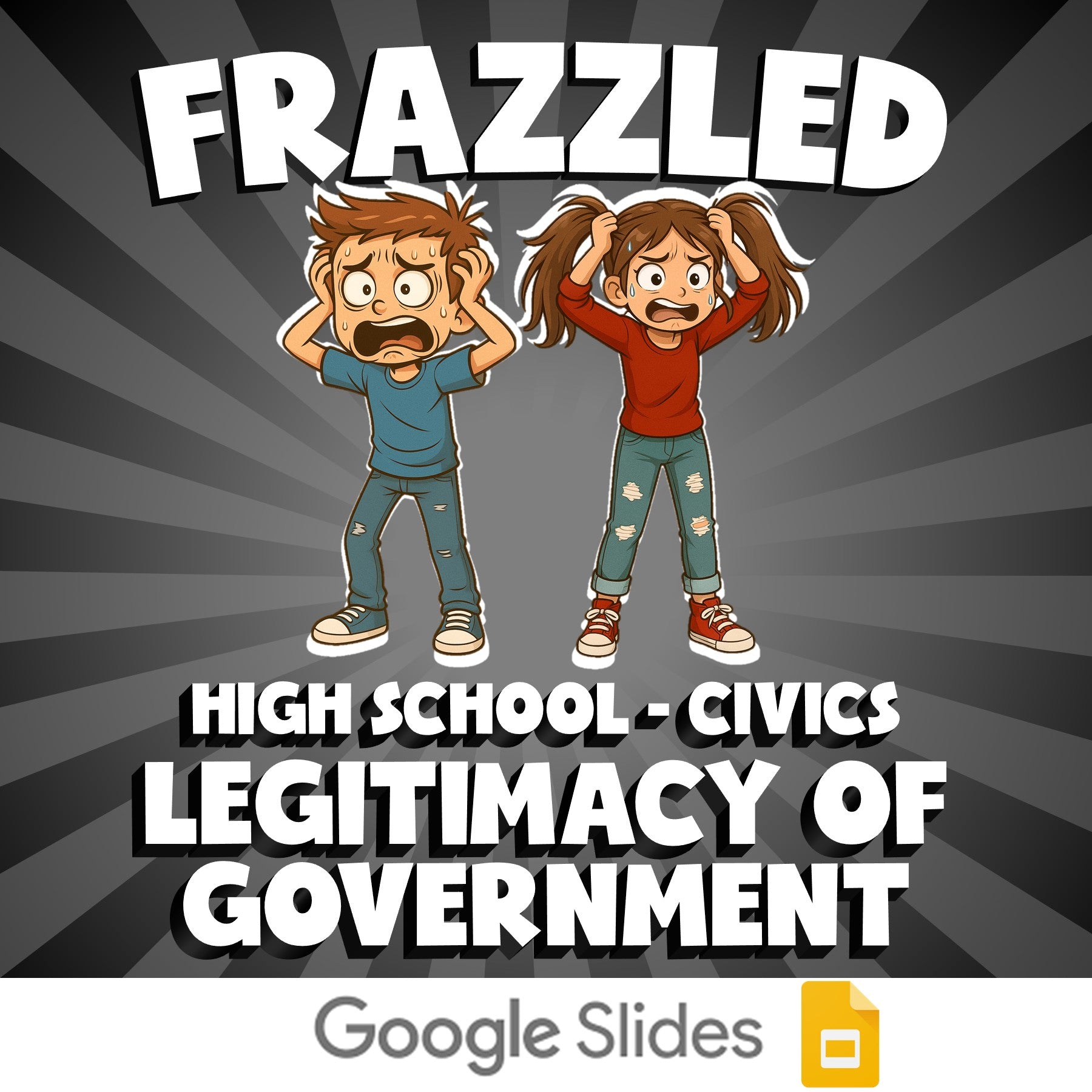 Legitimacy of Government FRAZZLED Civics Game - No Prep Review Activity