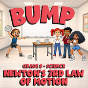 Newton’s 3rd Law of Motion BUMP Science Game - No Prep Grade 8 Review Activity
