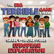 European Exploration BIG TERRIBLE GAME - No Prep Grade 4 Socials Review Activity