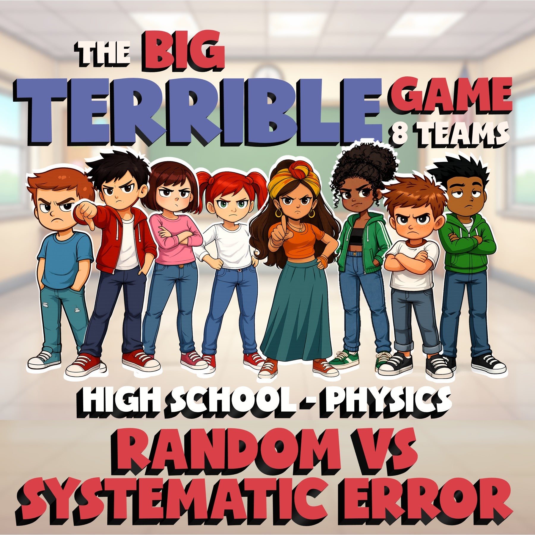 Random vs Systematic Error BIG TERRIBLE GAME - No Prep Physics Science Review