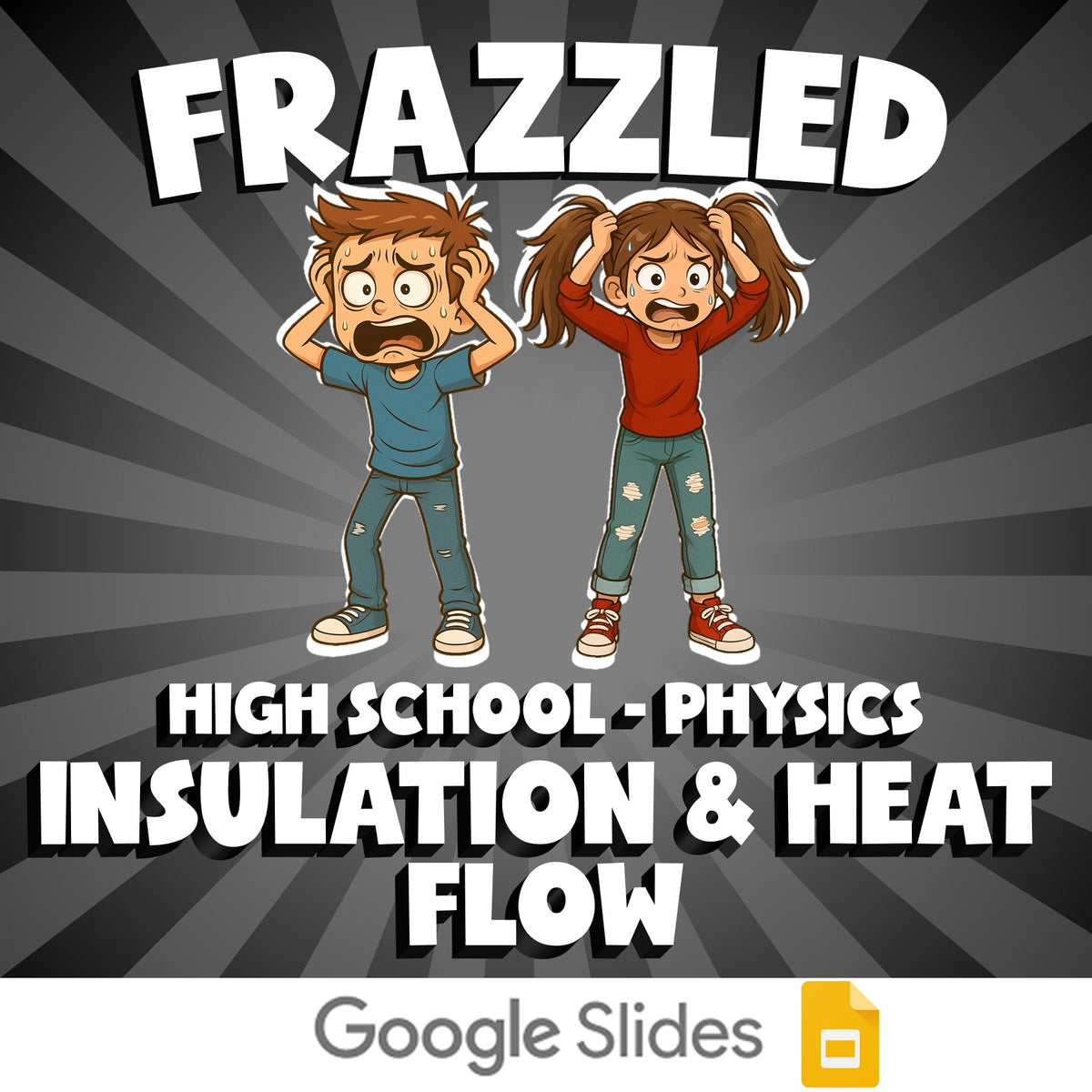 Insulation & Heat Flow FRAZZLED Science Game - No Prep Physics Review Activity