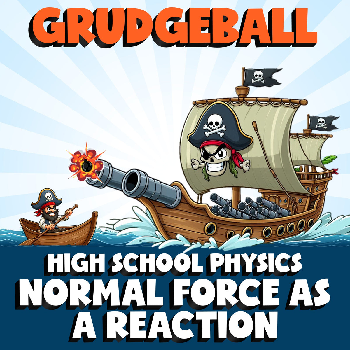 Normal Force as a Reaction GRUDGEBALL Science Game - No Prep Physics Review