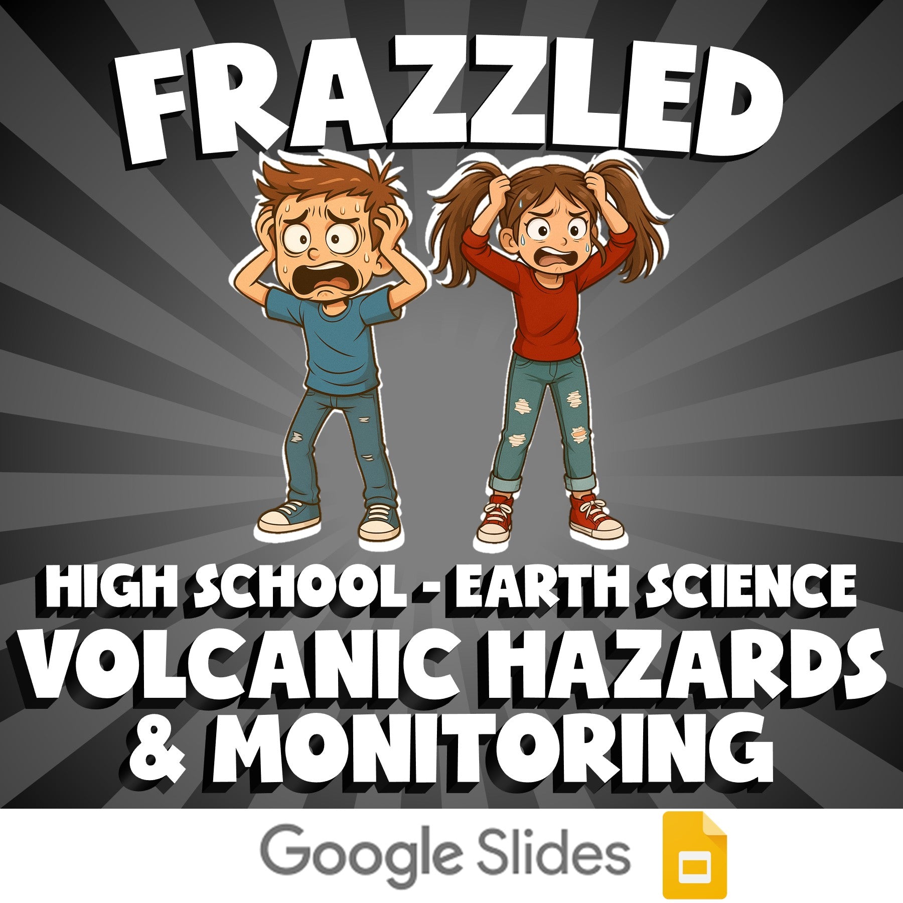 Volcanic Hazards & Monitoring FRAZZLED Game - No Prep Earth Science Review