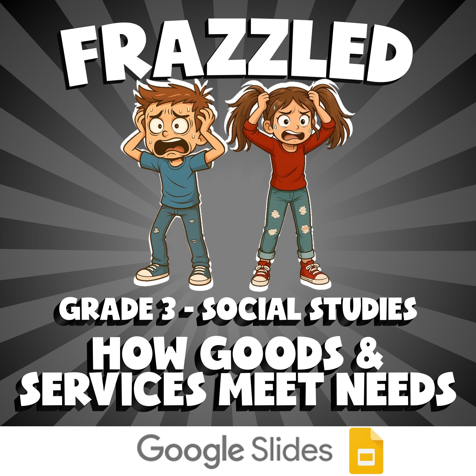 How Goods & Services Meet Needs FRAZZLED Socials Game - No Prep Grade 3 Review