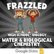 Water & Biological Chemistry FRAZZLED Science Game - No Prep Biology Review