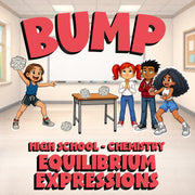 Equilibrium Expressions BUMP Science Game - No Prep Chemistry Review Activity