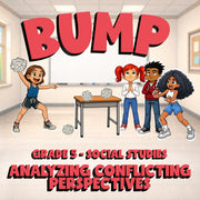Analyzing Conflicting Perspectives BUMP Socials Game - No Prep Grade 5 Review