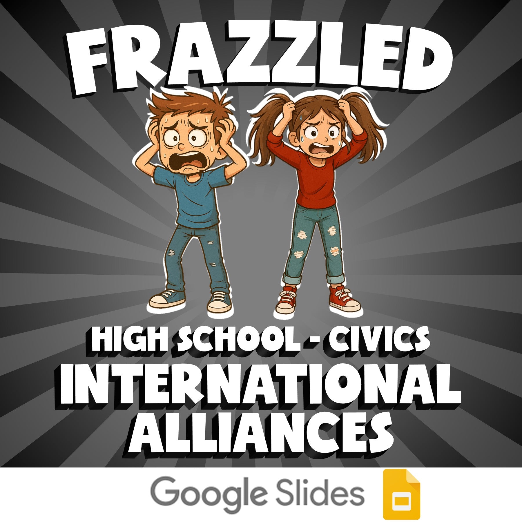 International Alliances FRAZZLED Civics Game - No Prep Review Activity