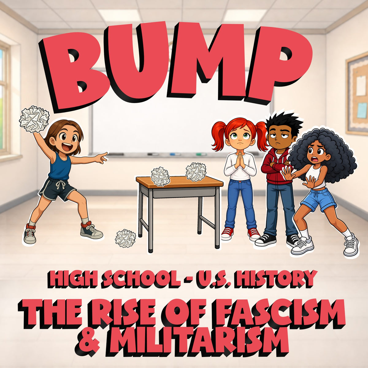The Rise of Fascism & Militarism BUMP U.S. History Game - No Prep Review