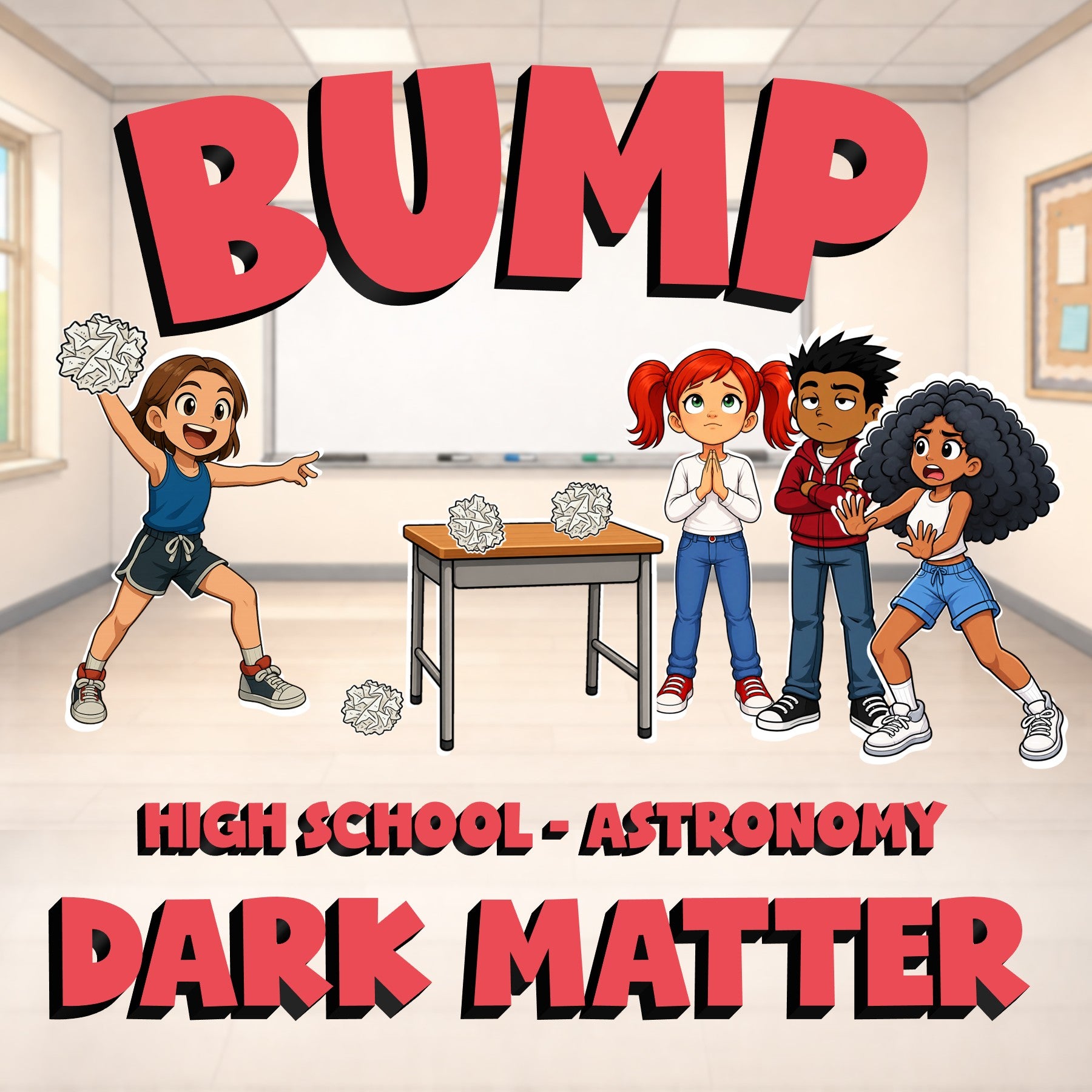 Dark Matter BUMP Science Game - No Prep Astronomy Review Activity