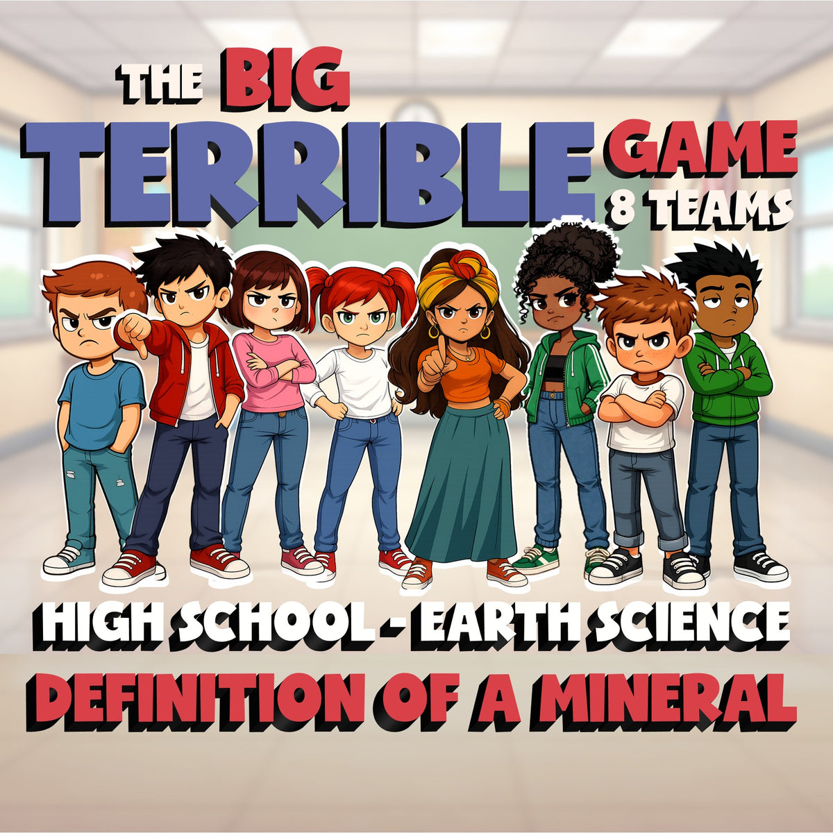 Definition of a Mineral BIG TERRIBLE GAME - No Prep Earth Science Review