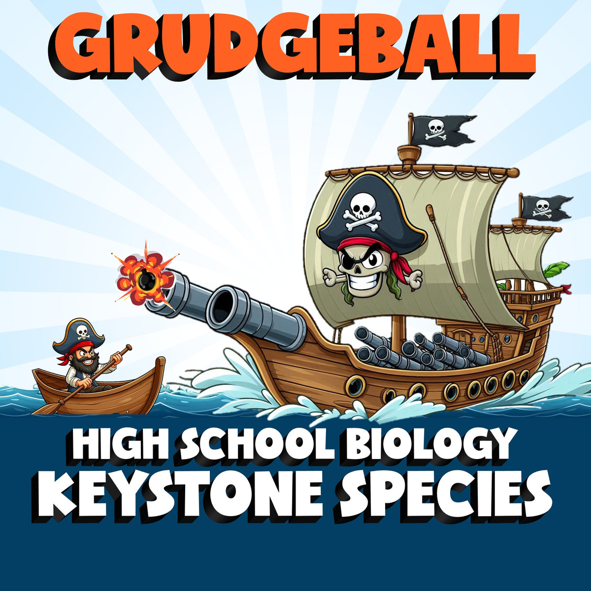 Keystone Species GRUDGEBALL Science Game - No Prep Biology Review Activity