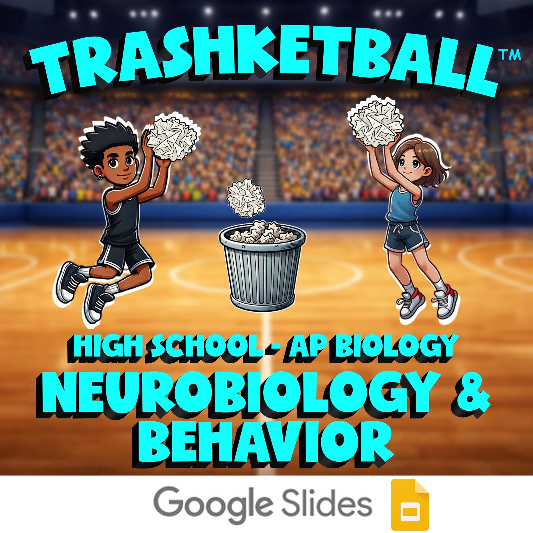 Neurobiology & Behavior TRASHKETBALL Science Game - No Prep AP Biology Review