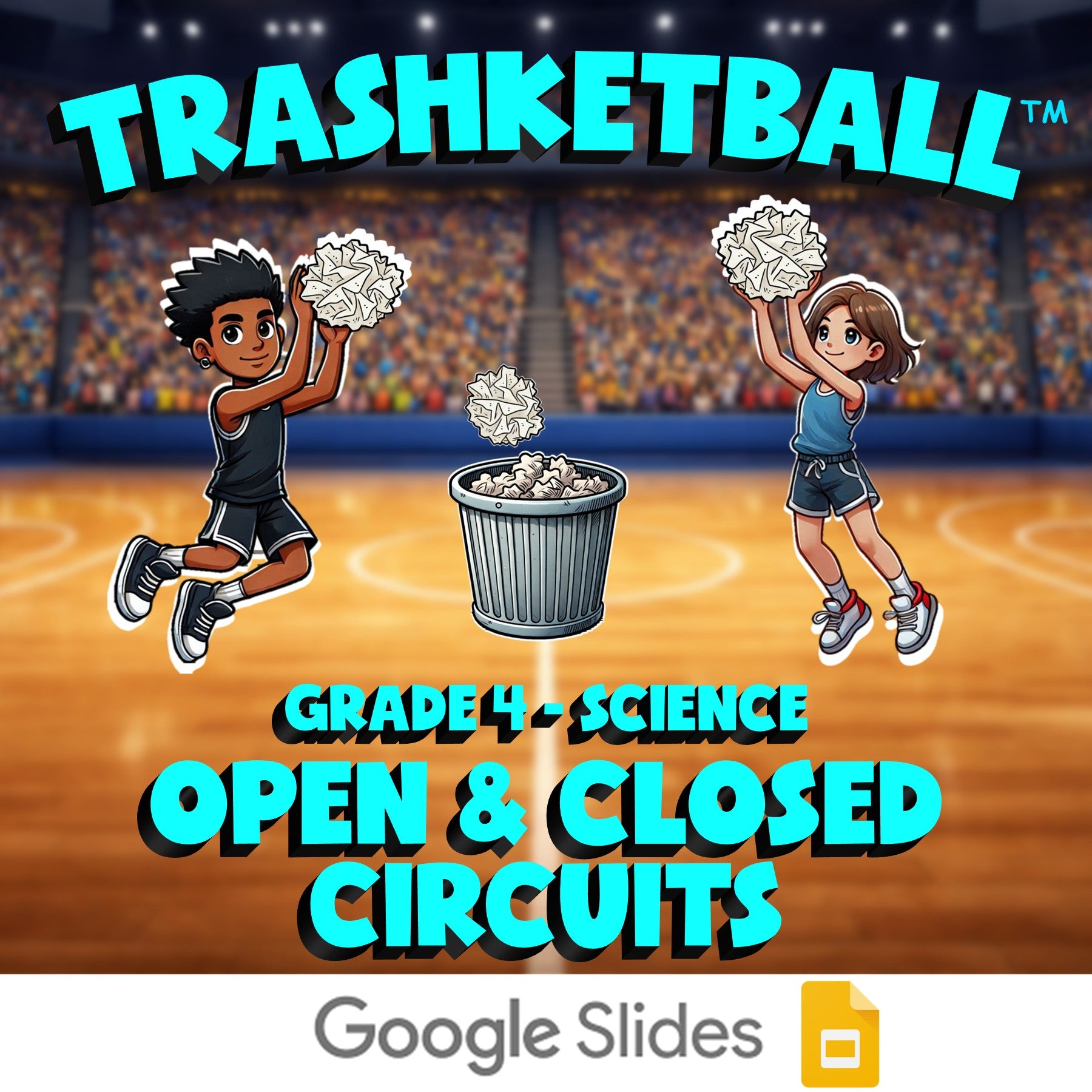 Open & Closed Circuits TRASHKETBALL Science Game - No Prep Grade 4 Review