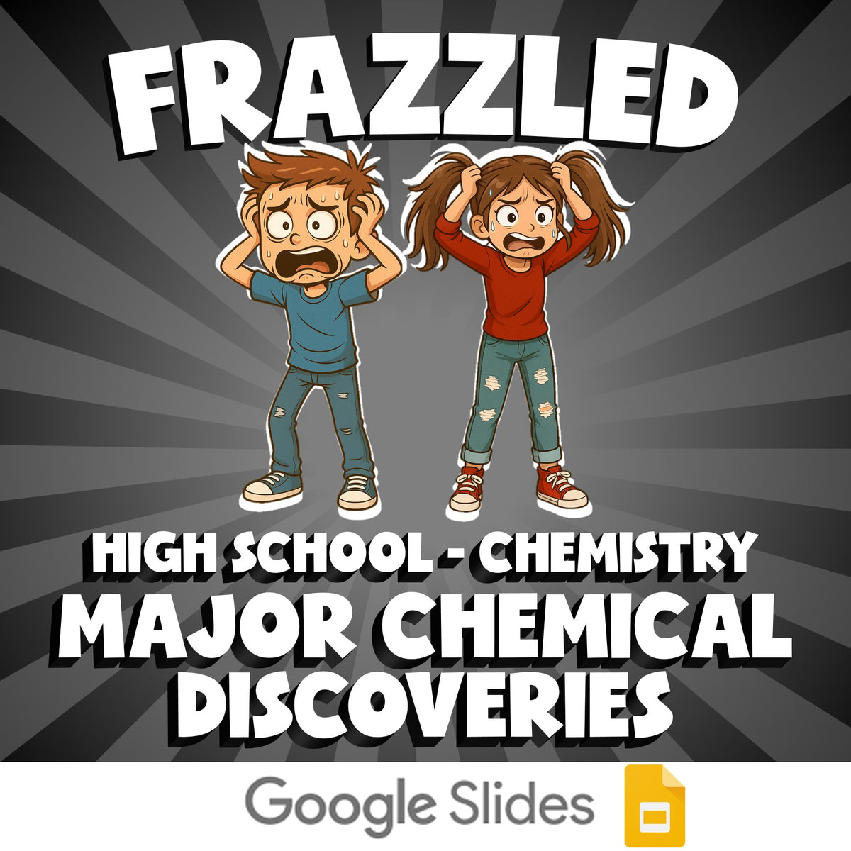 Major Chemical Discoveries FRAZZLED Science Game - No Prep Chemistry Review