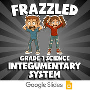 Integumentary System FRAZZLED Science Game - No Prep Grade 7 Review Activity