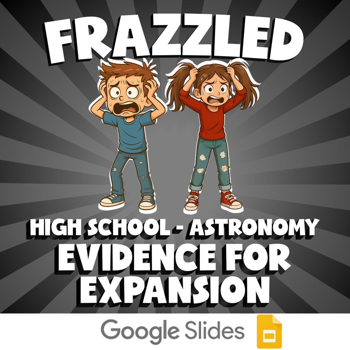 Evidence for Expansion FRAZZLED Science Game - No Prep Astronomy Review Activity