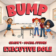 Executive Role BUMP Socials Game - No Prep Grade 4 Review Activity