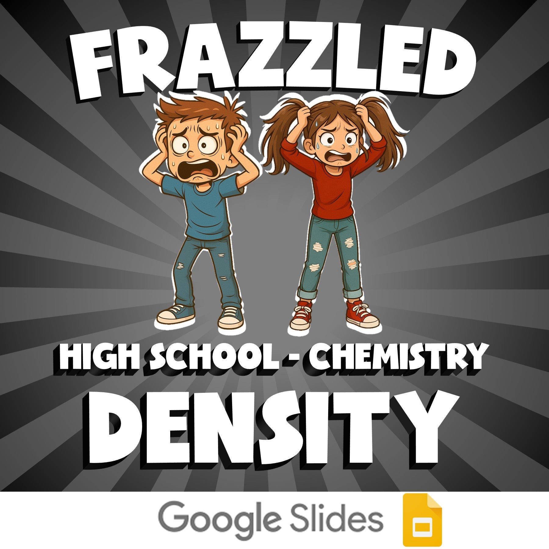 Density FRAZZLED Science Game - No Prep Chemistry Review Activity