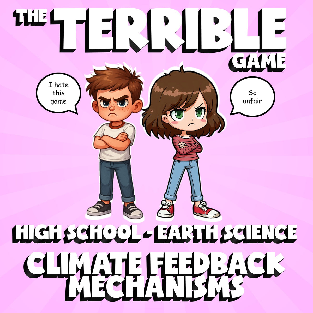 Climate Feedback Mechanisms THE TERRIBLE GAME - No Prep Earth Science Review