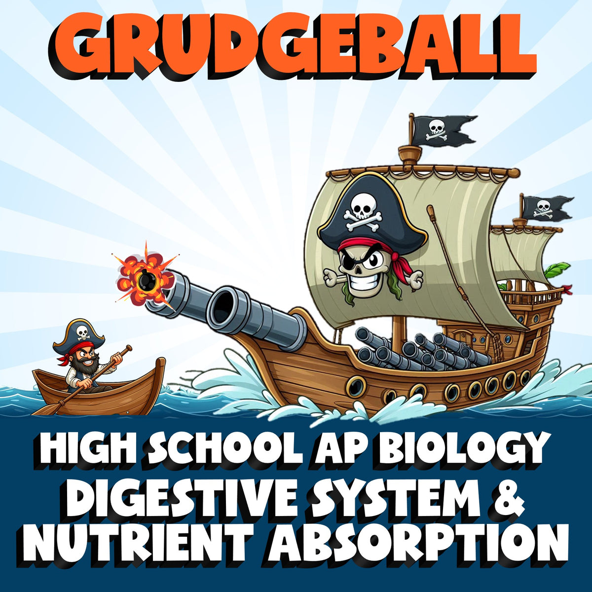 Digestive System & Nutrient Absorption GRUDGEBALL Science Game - AP Biology