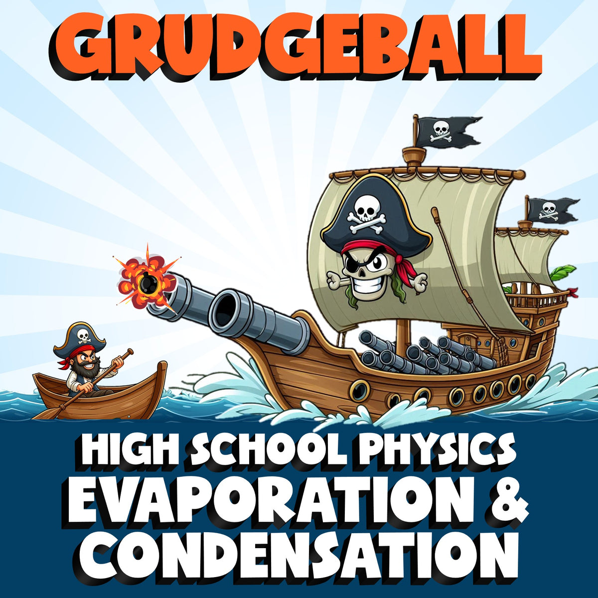 Evaporation & Condensation GRUDGEBALL Science Game - No Prep Physics Review