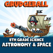 Astronomy & Space GRUDGEBALL Science Game - No Prep Grade 8 Review Activity