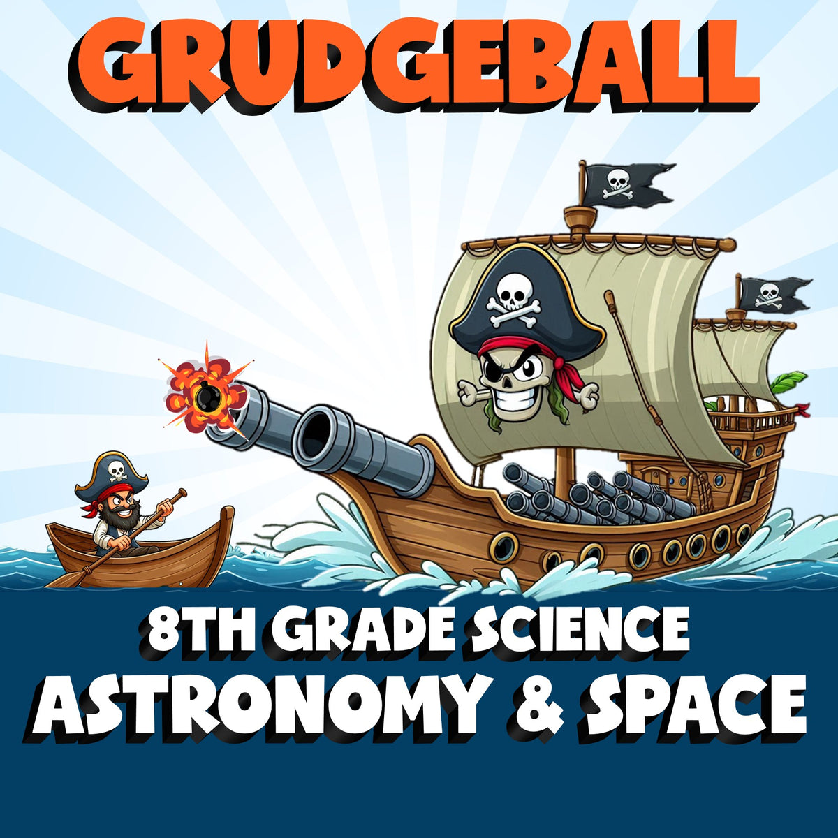 Astronomy & Space GRUDGEBALL Science Game - No Prep Grade 8 Review Activity