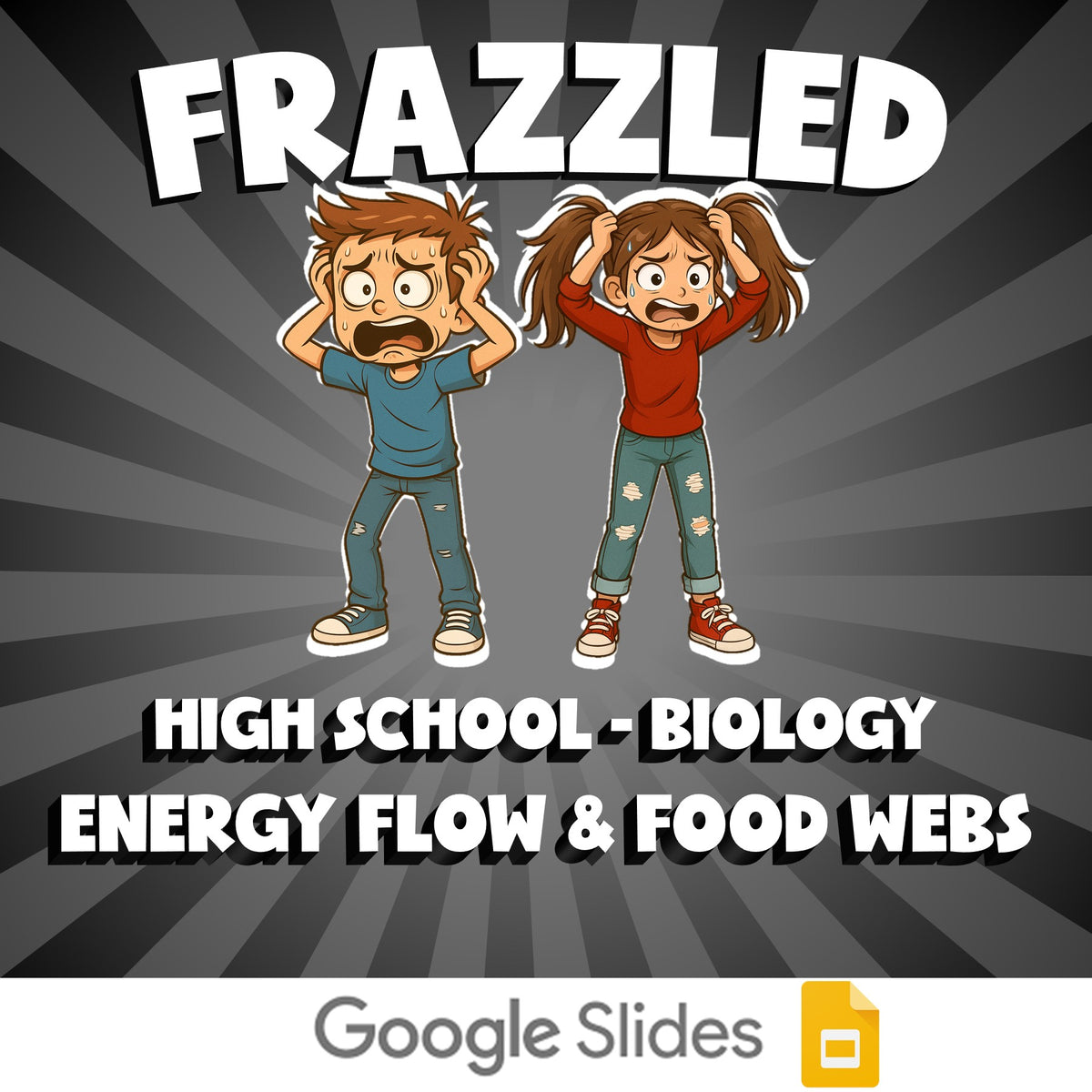 Energy Flow & Food Webs FRAZZLED Science Game - No Prep Biology Review Activity