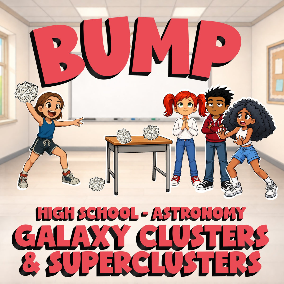 Galaxy Clusters & Superclusters BUMP Science Game - No Prep Astronomy Review