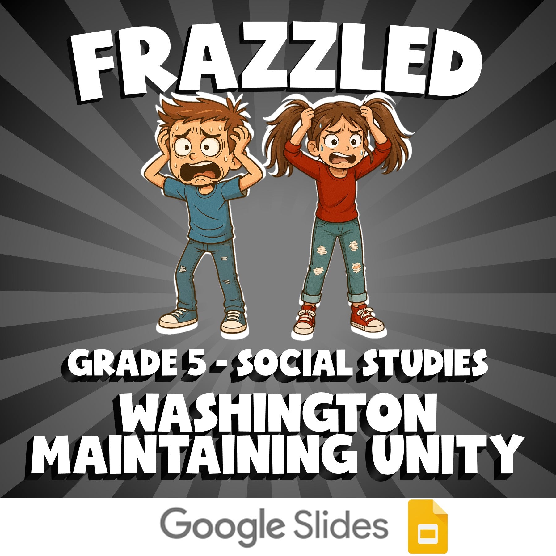 Washington Maintaining Unity FRAZZLED Socials Game - No Prep Grade 5 Review