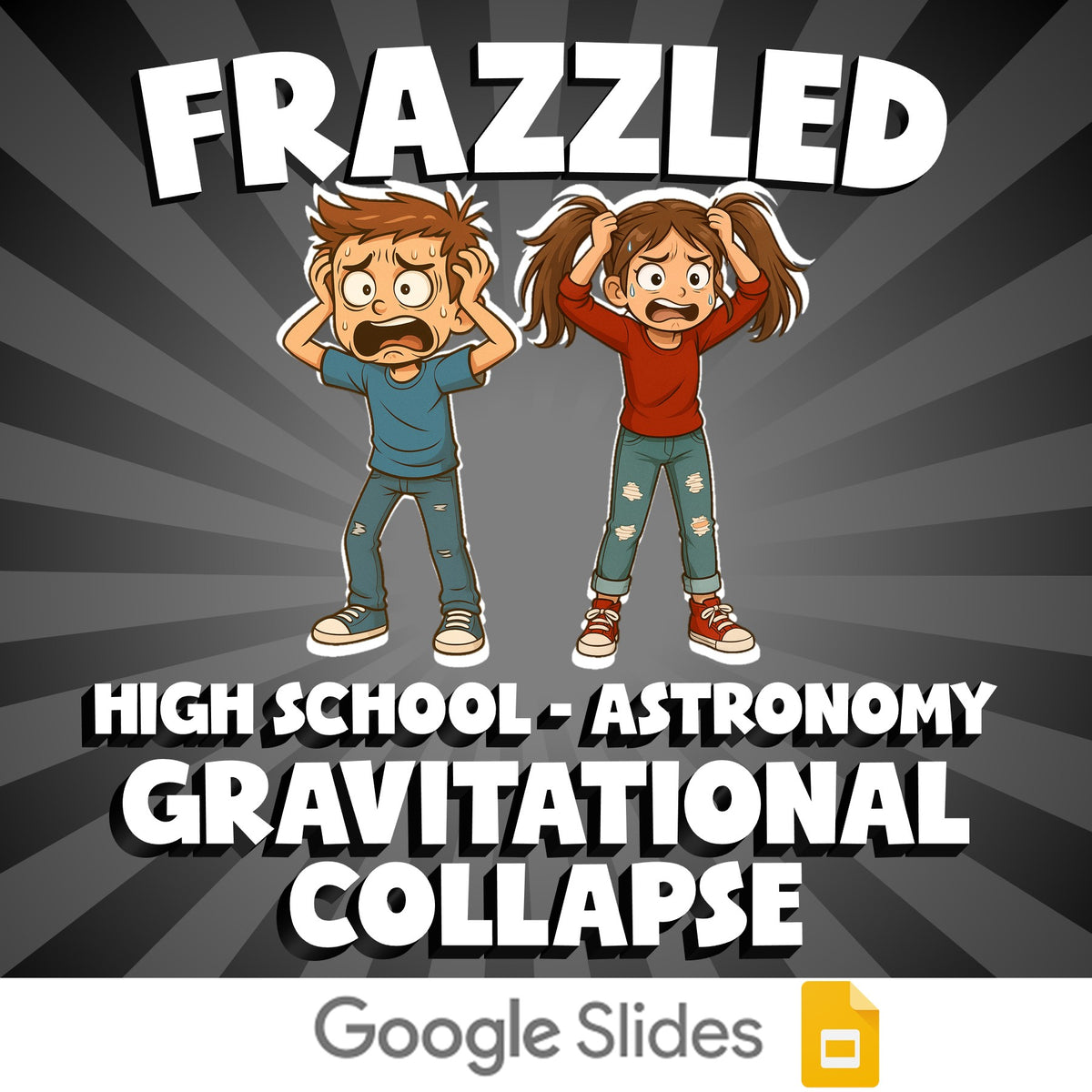 Gravitational Collapse FRAZZLED Science Game - No Prep Astronomy Review Activity