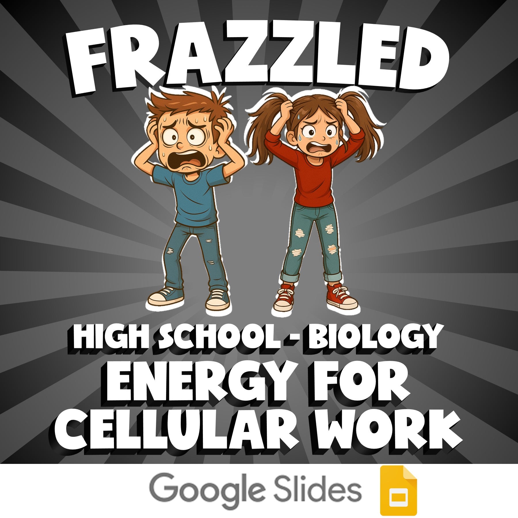 Energy for Cellular Work FRAZZLED Science Game - No Prep Biology Review Activity