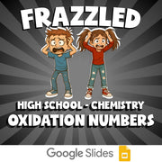 Oxidation Numbers FRAZZLED Science Game - No Prep Chemistry Review Activity