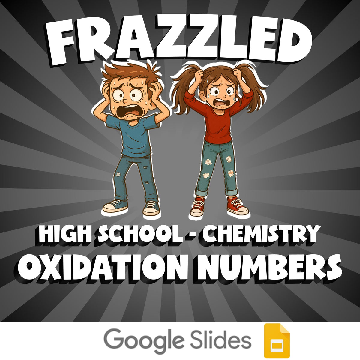 Oxidation Numbers FRAZZLED Science Game - No Prep Chemistry Review Activity